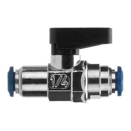 Alpha Technologies AIGNEP Mini Ball Valve 86320-06-06, 3/8" Tube X 3/8" Tube - Min Qty 5 86320-06-06